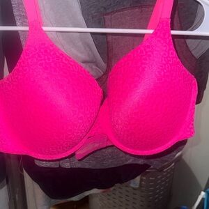No Boundaries Bright Hot Pink Molded T-Shirt Bra